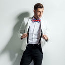 Jubilee Celebration Bow Tie Adjustable Union Jack Bow British Flag Tie Neck P9M9
