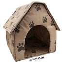 Portable Dog House Foldable Winter Pet Bed Nest Tent Cat Puppy Kennel (A)
