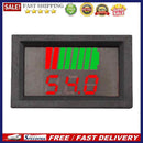 Dual Display Voltmeter Meter Battery Capacity Indicator Car Volt Panel Monito