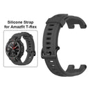Silicone Watch Strap Band for Huami Amazfit T-Rex Pro/Amazfit T-Rex (Grey) Newly