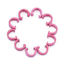 10pcs Bike Bicycle C-Clips Buckle Hose Brake Gear Cable Housing Guide(Red) Newly
