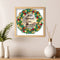 5D DIY Diamond Painted Christmas wreath Partial Special Rhinestone Set