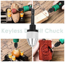 1pc 0.3-6.5mm Keyless Drill Chuck Adapter Impact Hex Shank Driver Tool (S) Newly