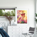 5D DIY Full Round Drill Diamond Painting Cross Series Abstract Home Decor