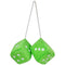 Styling Car Accessories Multicolor Plush Dices Velvet Dice Car Hanging Pendant