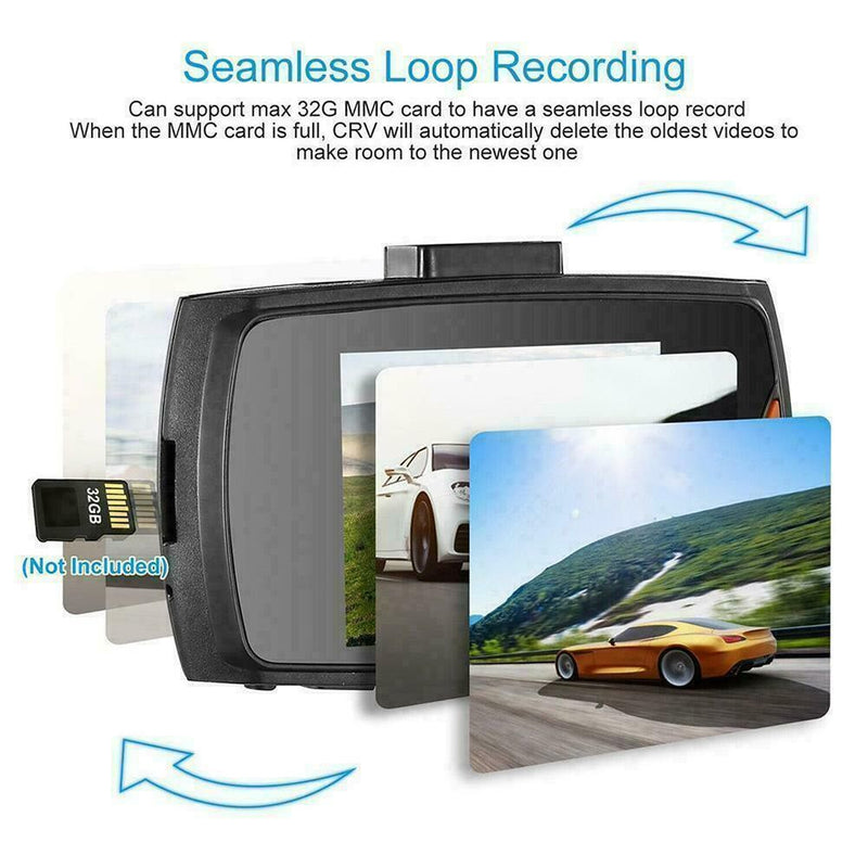Vision 50/60H HD Vehicle Camera Video Recorder Car DVR Driving Record Dash Cam