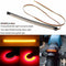 20cm Motorcycle Tail Light Brake Stop Flashing  Flowing Turn Signal DRL Lamp