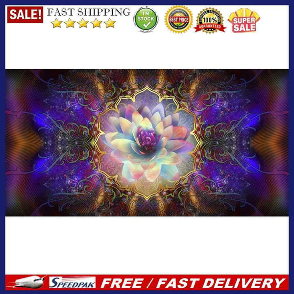 5D Kit Rhinestone Pictures DIY Aurora Lotus Full Round Drill Diamond Painti
