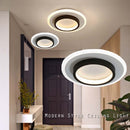 Bedroom Pendant Light Art Lamp Modern Style LED Ceiling Light Round Shape