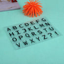 Letter Clear Transparent Silicone Seal DIY Stamp Sheet Photo Album Decor(A)