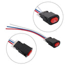 Parts Hazard Light Switch w/3 Wires Lock Warning Flasher Emergency Signal