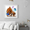 5D DIY Diamond Painting Pug Butterfly Full Round Drill Mosaic Rhinestone Picture