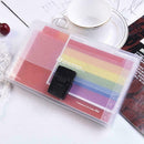 A6 Expanding File Folder Organizer Document Wallet Rainbow Organizer Bag E0E6