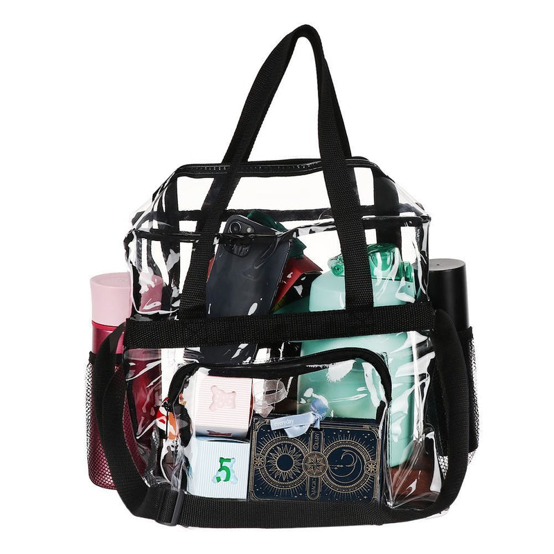 Waterproof Transparent Tote Bag Stadium Approved Clear Bag Adjustable Strap