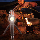 Pocket Keychain Flashlight Tripod Work Light Bracket for Outdoor Camping