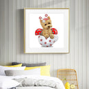 Mosaic Part Drill Special Shaped DIY Cup Dog Picture 5D Diamond Painting
