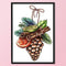 Partial Embroidery 11CT DIY Christmas Spice Stamped Cross Stitch Craft (1) Newly