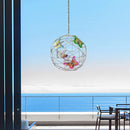 Solar Butterflies Round Ball Light Outdoor Waterproof Garden Decor Lighting Lamp