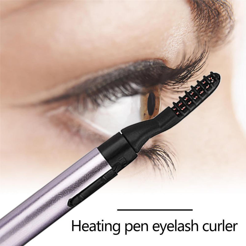 Electric Heated Eyelash Curler Long Last Women Eye Lashes Perm Curling Tool