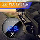 Car Car DC 5-48V Digital Panel Voltmeter Touch Switch Battery Capacity Tester