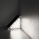 #A 2pcs LED Solar Stair Light Anti-theft White/warm White/rgb Color for Garden
