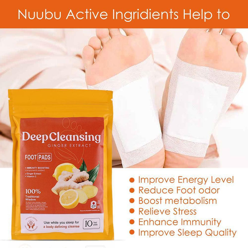 Bamboo Vinegar Ginger Foot PatchRelieve Fatigue Improve Sleep Quality(old)