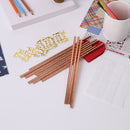 10pcs Paper Straws Wedding Team Bride Drinking Straws Birthday Party Decora