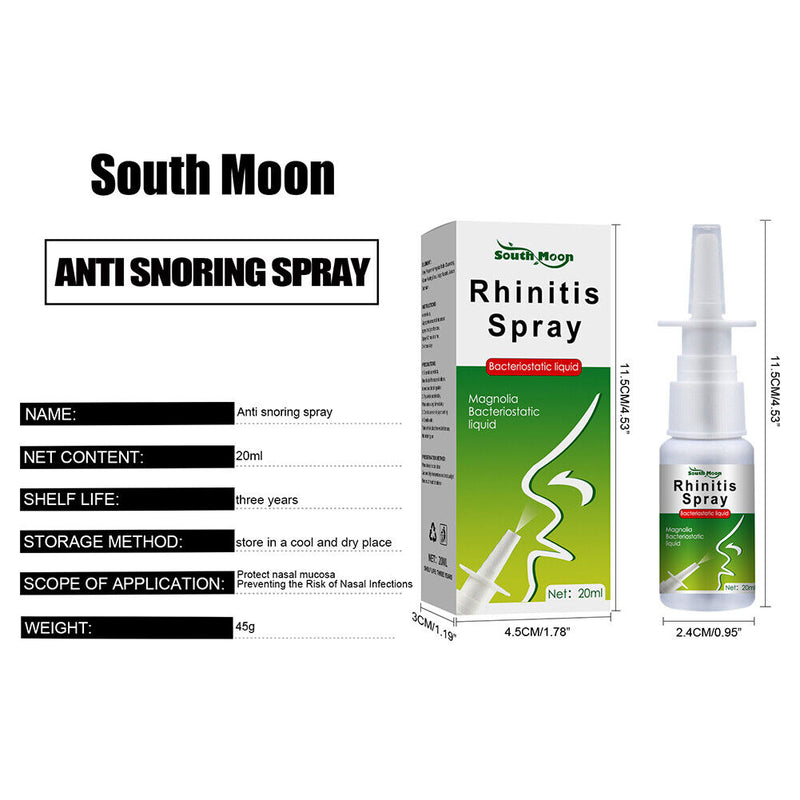 Traditional Herbal Nasal Spray Anti-Snoring Solution Protect Repair Nasal Mucosa