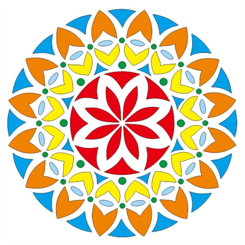 DIY Craft Painting template Mandala Auxiliary Layering Stencils Scrapbooking
