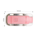 Book Night Reading Light - USB Rechargeable Clip-on Mini LED Lamp (Pink)