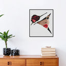 14CT Partial Cross Stitch Charming Lips Stamped DIY Embroidery Kits Handmade Art