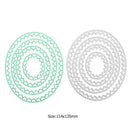 4pcs Metal Cutting Dies Stencil for DIY Scrapbooking Photo (Elliptical Love