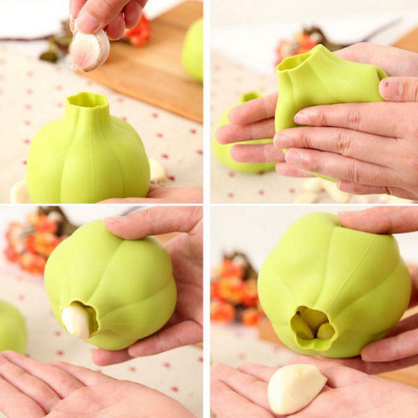 Silicone Garlic Peeling Artifact Food Grade Manual Peeler Garlic V1D8