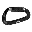 12KN Outdoor Climbing Backpack Carabiner Lightweight Hanging Clasp (Black) Newly