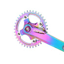 Colorful Aluminum Alloy Road Bicycle Crankset Chainwheel Cap Cycling Access