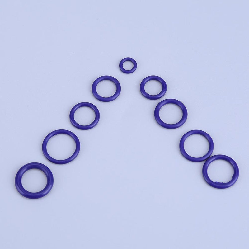265pcs Assortment Kit Car HNBR Air Conditioning O Ring Seals Set(Purple) Newly