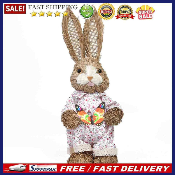 Cute Animal Easter Bunny Simulation Rabbit Bunny Ornaments Home Decoration Gi
