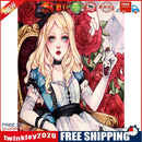 Rose Beauty Oil Paint By Numbers Kits Canvas Picture Wall Art DIY Crafts