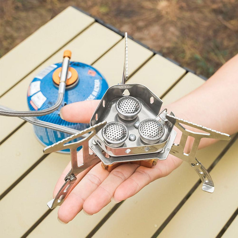 Outdoor Camping Gas Stove Burner High Power Portable N6I3 Ultralight Tool K2Y2