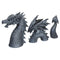 Gothic Dragon Statues Fantasy Animal Dragon Figures Garden Decor (2pcs)