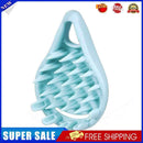 #A Silicone Hair Washing Brush Bathing Itching Head Scalp Massage Shampoo Comb