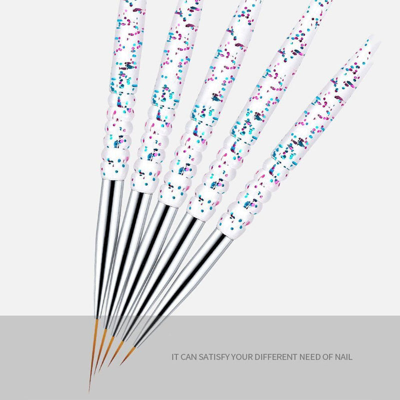 DIY Line Stripes Nail Drawing Pen Nail Liner Painting Pen Nail Art Brush