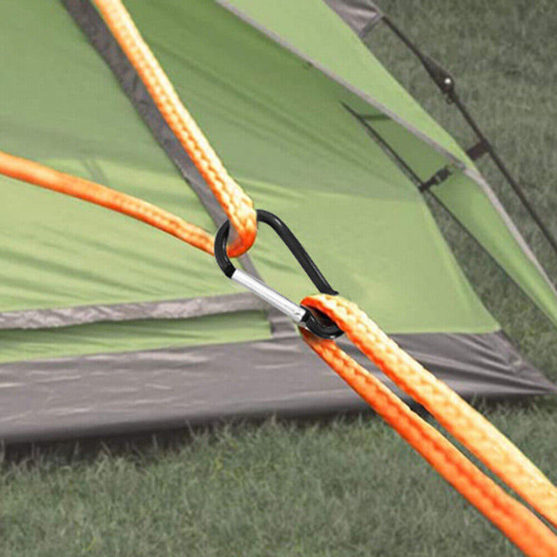 10pcs Durable Spring Hang Backpack Carabiner Aluminum Clip Hook Buckle Access