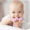 Cute Baby Teether Kids Silicone Teething Chewable Pacifier (Pink Tortoise) Newly