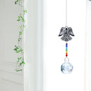 Crystal Metal Angel Hanging Pendant Home Garden Car Decor (A)