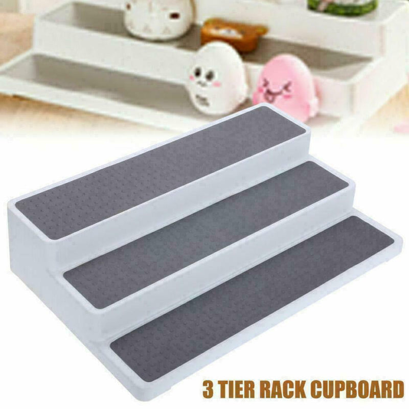 Shelf Jar Rack Holder Cupboard Organiser Storage Food Kitchen Home A2H7 U9B5