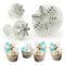 Flower Leaf Fondant Cake Cutter Plunger Cookie Decorating Mould Z2H9