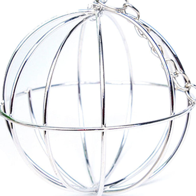 Hay Ball Grass Feeder Stainless Steel Round Ball for Rabbit Guinea Pig Hams