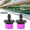 100pcs Adjustable Water Dropper Irrigation Hose Drip Head (Rose Red)
