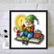 Full Round Drill Mosaic Poster 5D DIY Cartoon Old Man Wall Diamond Painting